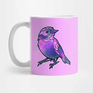 cute blue and pink bird Mug